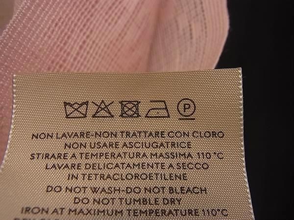 Gucci GG Pattern 52% Wool Silk 48% Shawl Pink Scarf — view 5