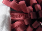 Hermes Carmenchita Leather Silver Key Holder Bag Charm Pink — view 3