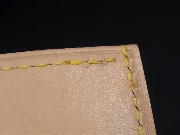 Louis Vuitton Vivianne Petula Leather Card Case Light Brown — view 5