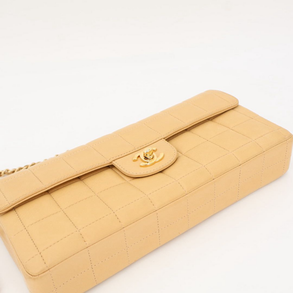 Chanel Chane Choco Bar Lambskin Chain Shoulder — view 3