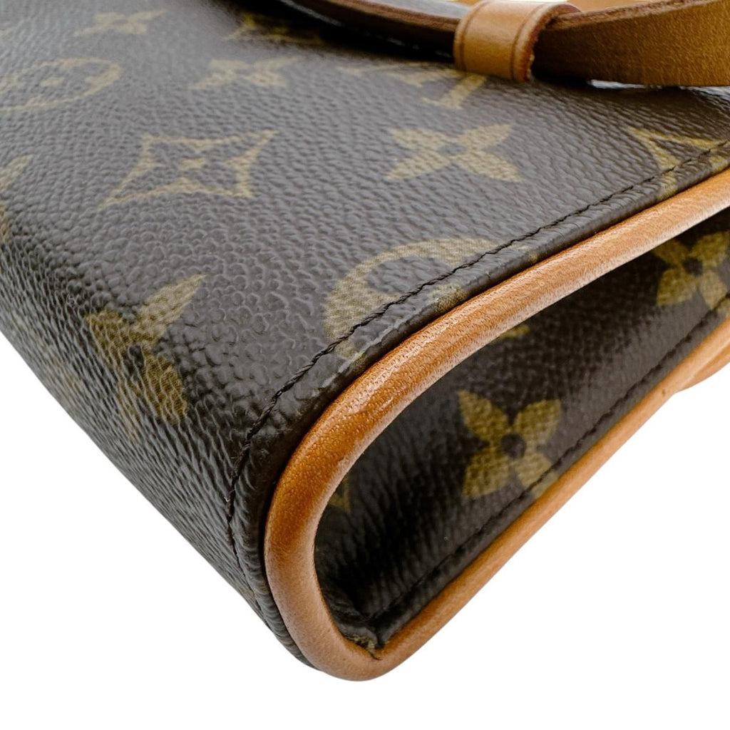 Louis Vuitton Monogram Pochette Florentine Waist Bag Brown — view 9