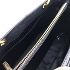 Chanel Quilted Grand Shopping Tote GST Leather Black — view 8