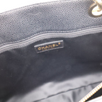 Chanel Quilted Grand Shopping Tote GST Leather Black — view 9