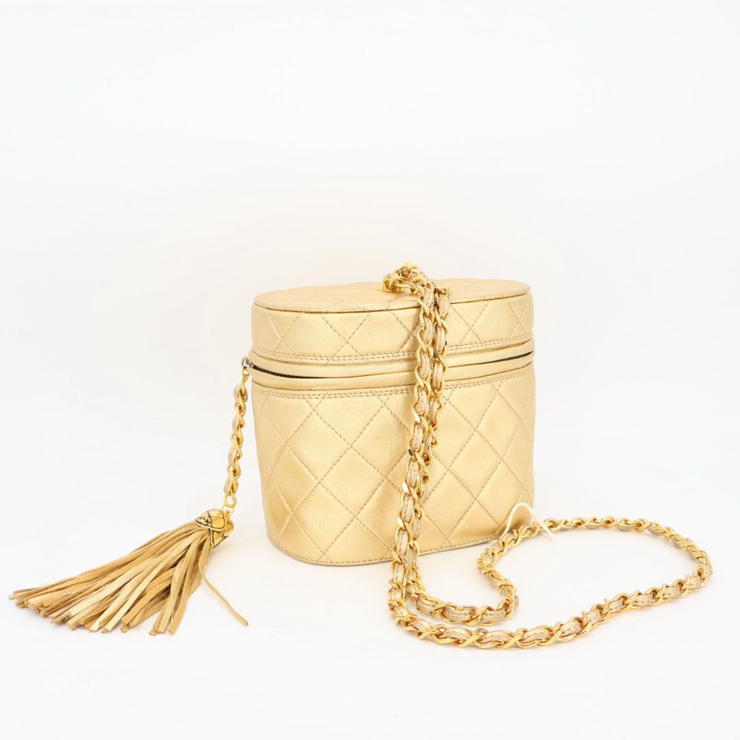 Chanel CC Logo Fringe Chain Shoulder