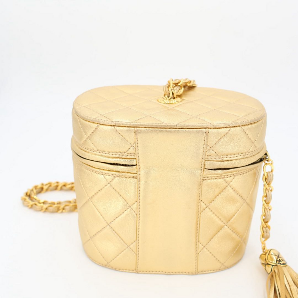 Chanel CC Logo Fringe Chain Shoulder — view 8