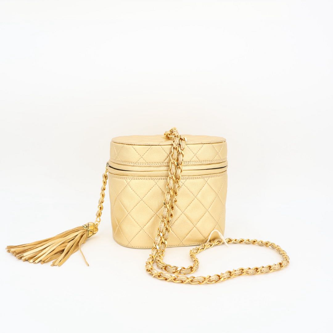 Chanel CC Logo Fringe Chain Shoulder — view 7