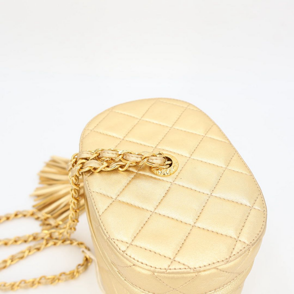 Chanel CC Logo Fringe Chain Shoulder — view 5