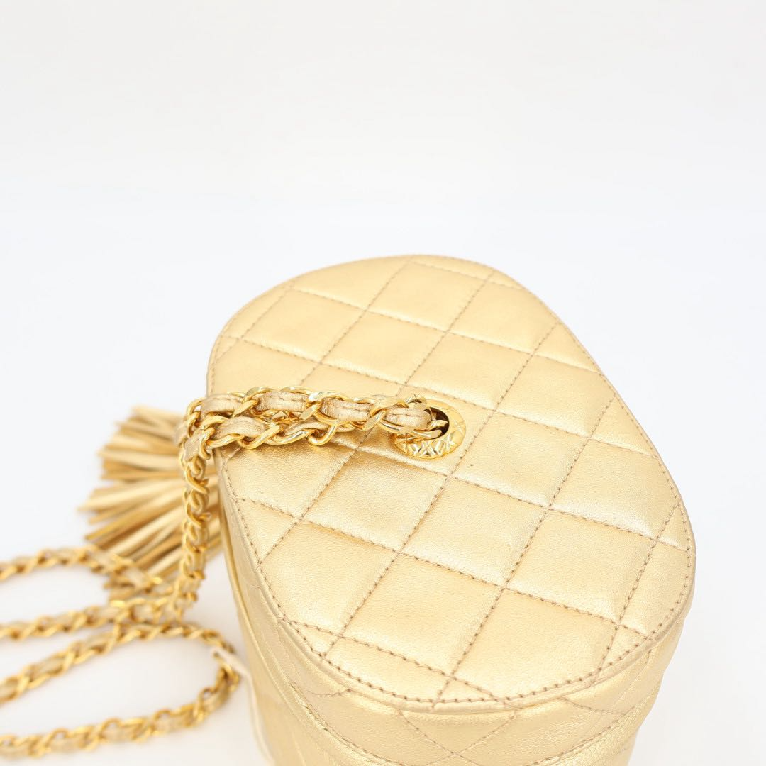 Chanel CC Logo Fringe Chain Shoulder — view 5