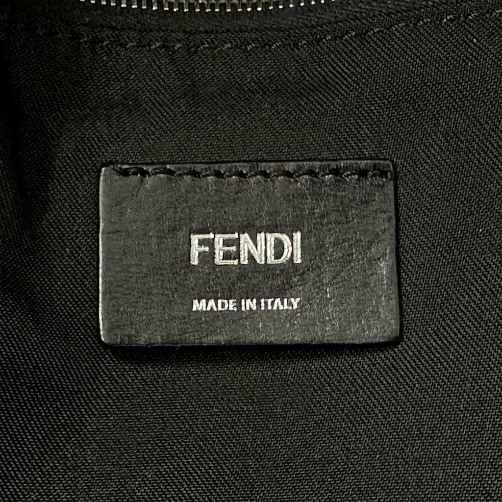 Fendi Bugs Eye Backpack Nylon Leather Black — view 6
