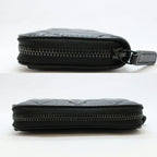 Chanel Ten Quilted Coin Case Lambskin Purse All Black — view 4