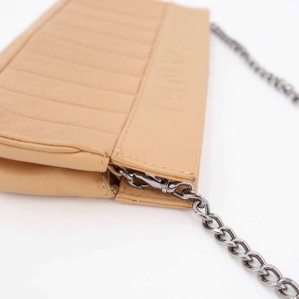 Chanel Lambskin Chain Handbag — view 8