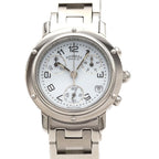Hermes Clipper Chronograph SS Quartz Watch