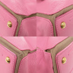 Saint Laurent Muse Two Leather Pink Handbag — view 4