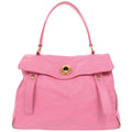 Saint Laurent Muse Two Leather Pink Handbag