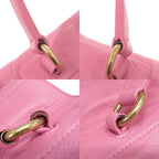 Saint Laurent Muse Two Leather Pink Handbag — view 6