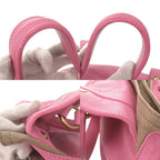 Saint Laurent Muse Two Leather Pink Handbag — view 8