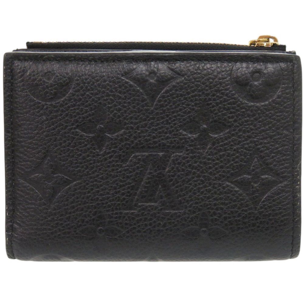Louis Vuitton Portefeuille Lisa Monogram Empreinte IC Noir Bifold Wallet Black — view 3