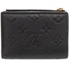 Louis Vuitton Portefeuille Lisa Monogram Empreinte IC Noir Bifold Wallet Black — view 3