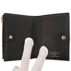 Louis Vuitton Portefeuille Lisa Monogram Empreinte IC Noir Bifold Wallet Black — view 5
