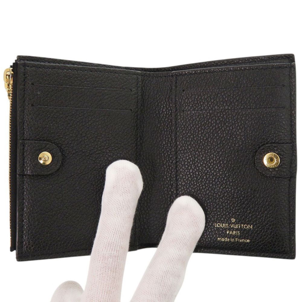 Louis Vuitton Portefeuille Lisa Monogram Empreinte IC Noir Bifold Wallet Black — view 5