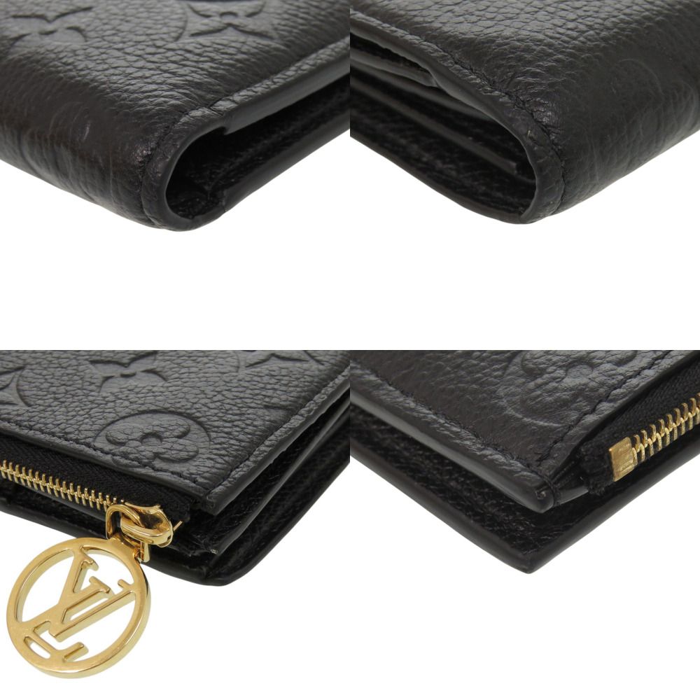 Louis Vuitton Portefeuille Lisa Monogram Empreinte IC Noir Bifold Wallet Black — view 4