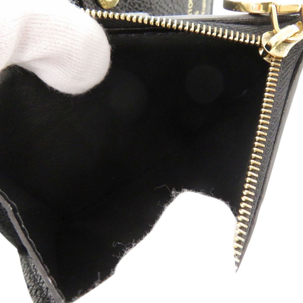 Louis Vuitton Portefeuille Lisa Monogram Empreinte IC Noir Bifold Wallet Black — view 7