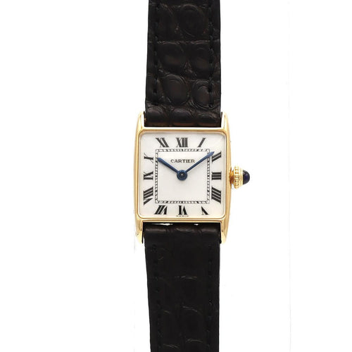 Cartier Square Case YG Hand Wound