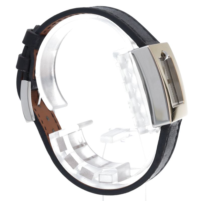 Hermes Watch SS Leather Ivory Polished — view 4
