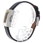 Hermes Watch SS Leather Ivory Polished — view 3