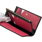 Prada Wallet Saffiano Black Pink Zip Around Adult — view 4