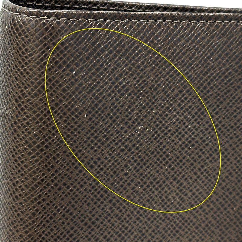 Louis Vuitton Notebook Cover Taiga Agenda MM Grizzly Brown Simple — view 9