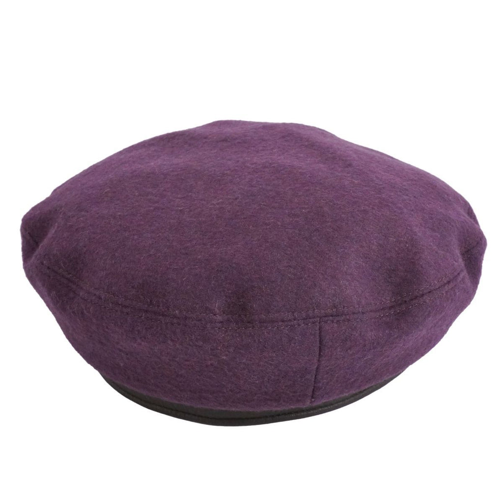 Hermes Hat Beret Cap Cashmere Deerskin