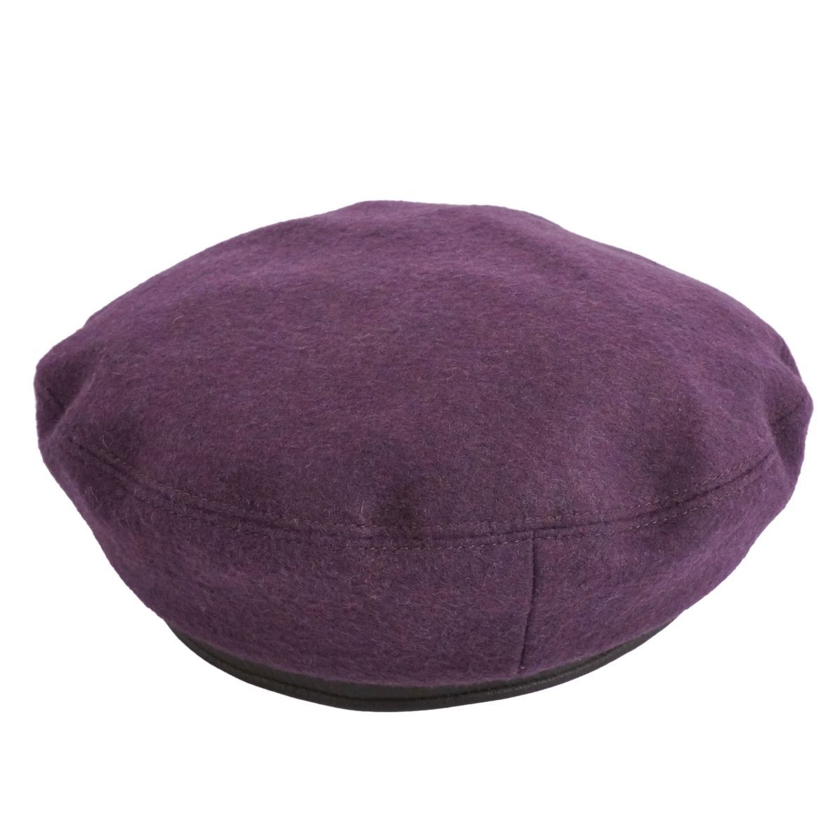 Hermes Hat Beret Cap Cashmere Deerskin