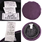 Hermes Hat Beret Cap Cashmere Deerskin — view 6