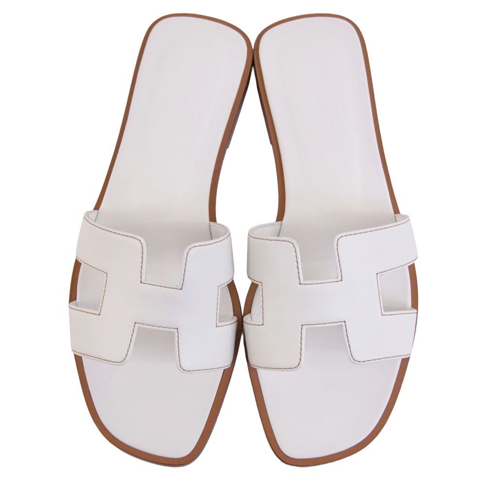 Hermes Sandals Oran Logo les — view 4
