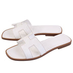 Hermes Sandals Oran Logo les — view 2