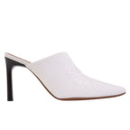 Loewe Sandals Denim Distressed Heels — view 6