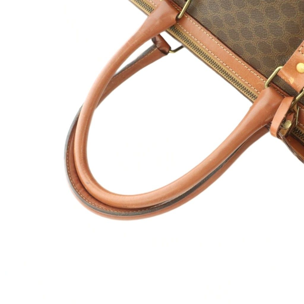 Celine 2-Way Boston Bag Macadam Pattern Brown — view 5