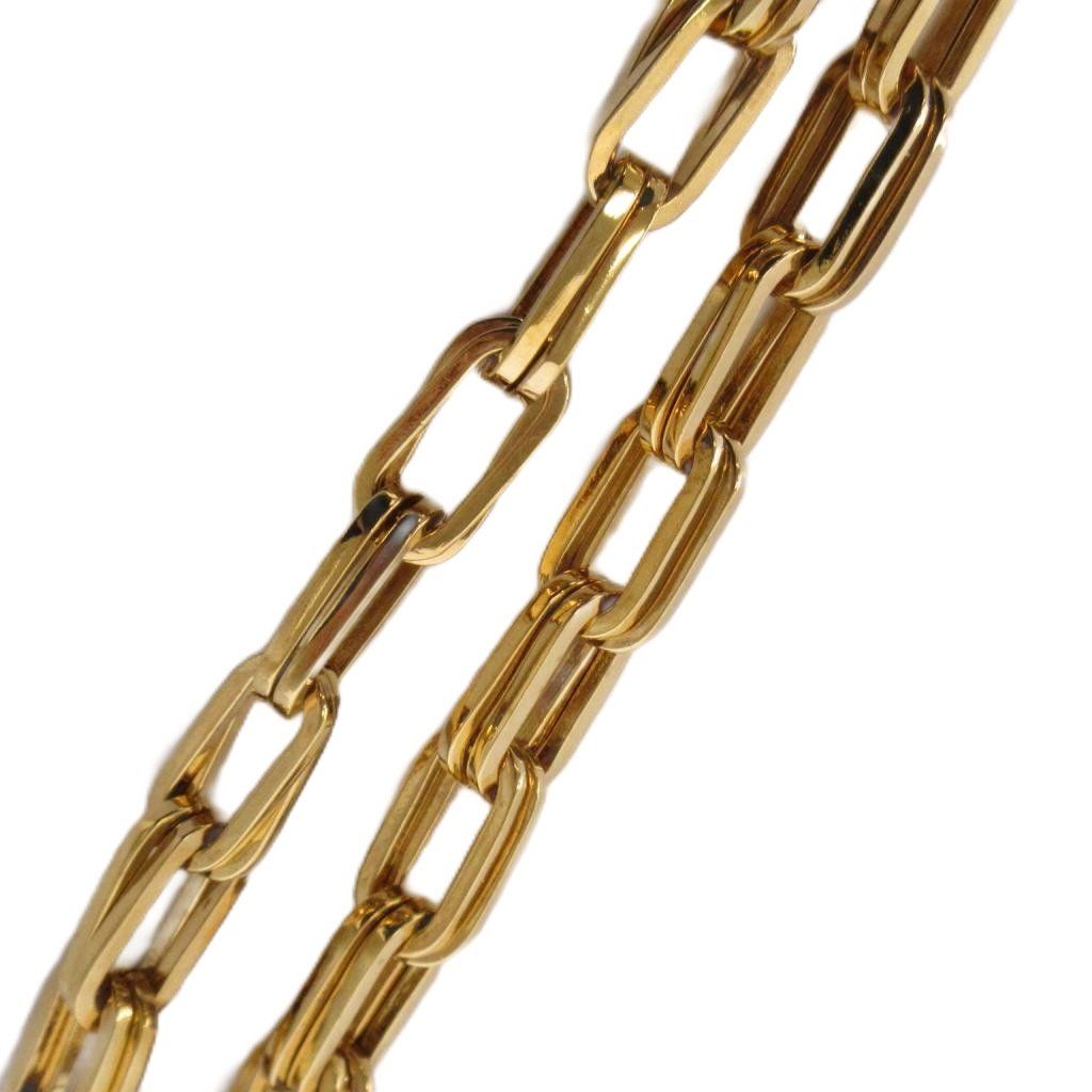 Louis Vuitton Padlock Chain Pendant Gold Color KH — view 5