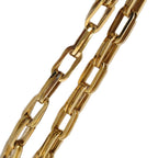Louis Vuitton Padlock Chain Pendant Gold Color KH — view 5