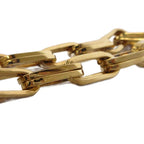 Louis Vuitton Padlock Chain Pendant Gold Color KH — view 6