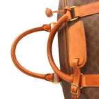 Celine Macadam Pattern Boston Bag Brown — view 8