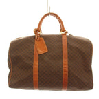 Celine Macadam Pattern Boston Bag Brown — view 2