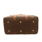 Celine Macadam Pattern Boston Bag Brown — view 4