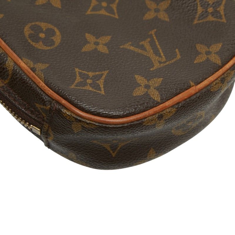 Louis Vuitton Monogram Pochette Gange Belt Bag Brown Leather — view 7