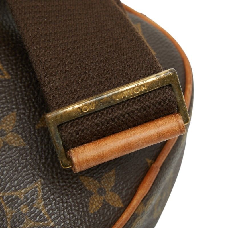 Louis Vuitton Monogram Pochette Gange Belt Bag Brown Leather — view 9