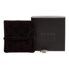 Gucci Logo Plate Ring Silver — view 9