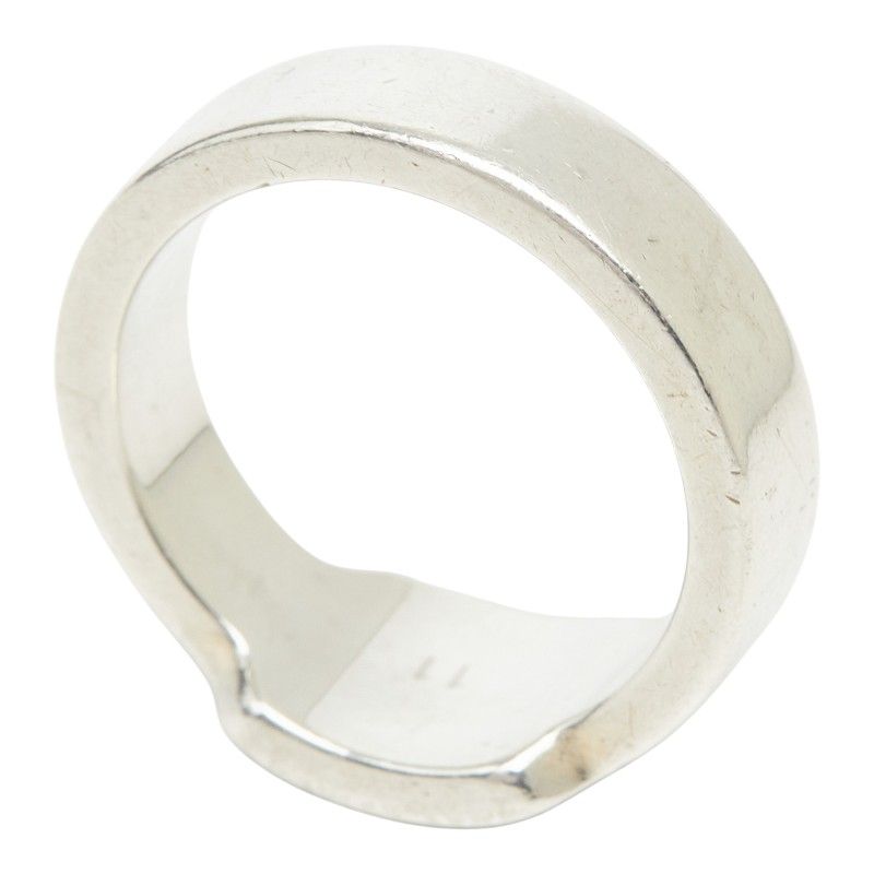 Gucci Logo Plate Ring Silver — view 5