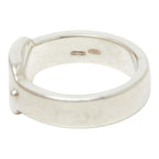 Gucci Logo Plate Ring Silver — view 7