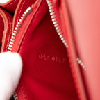 Celine Classic Box Crossbody Shoulder Bag Red Leather — view 6
